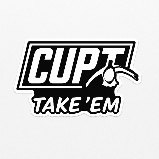 CUPT Take ‘Em Sticker - Black